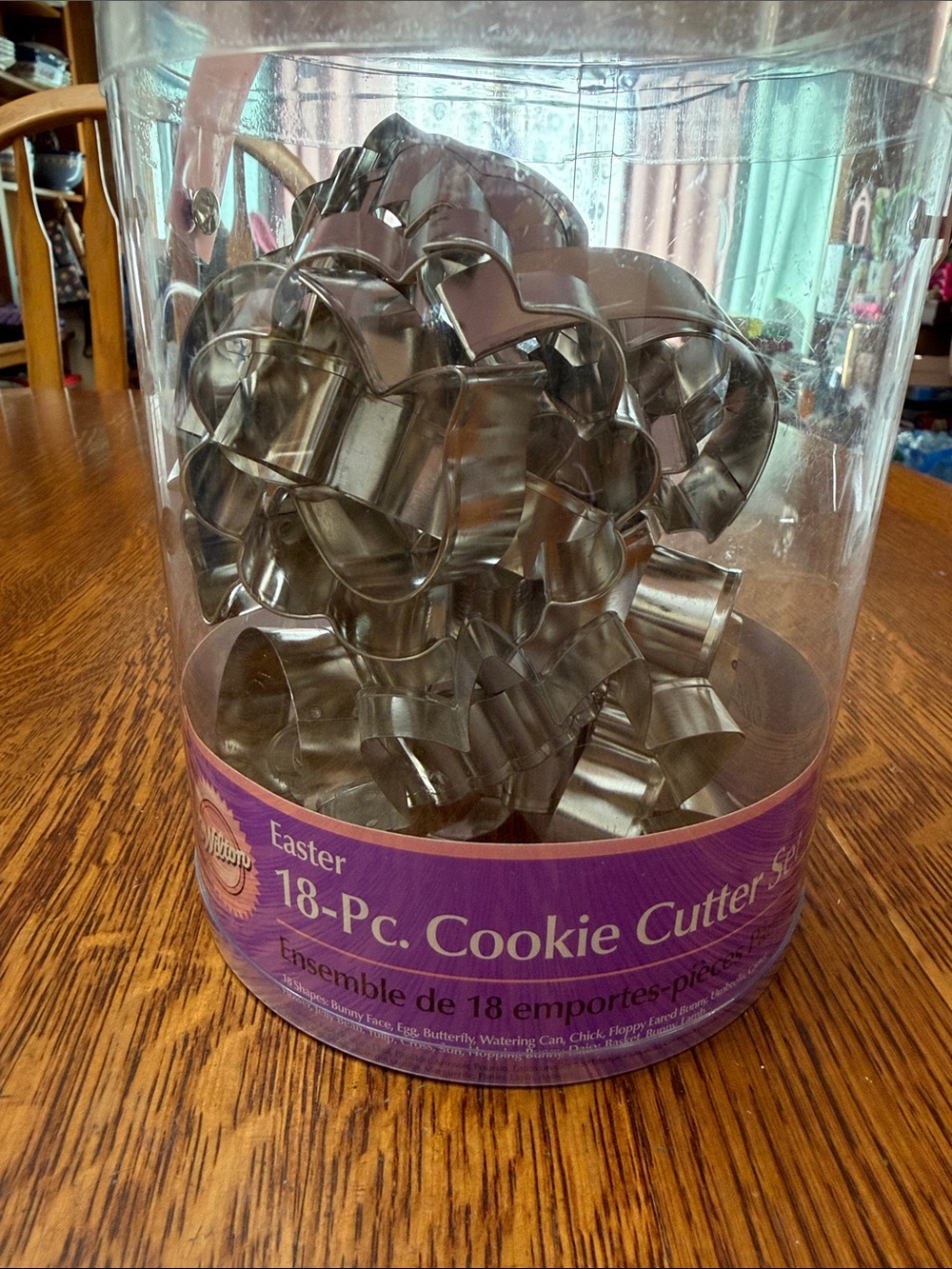 Wilton Purple and Pink Easter 18-Pc Cookie Cutter Set